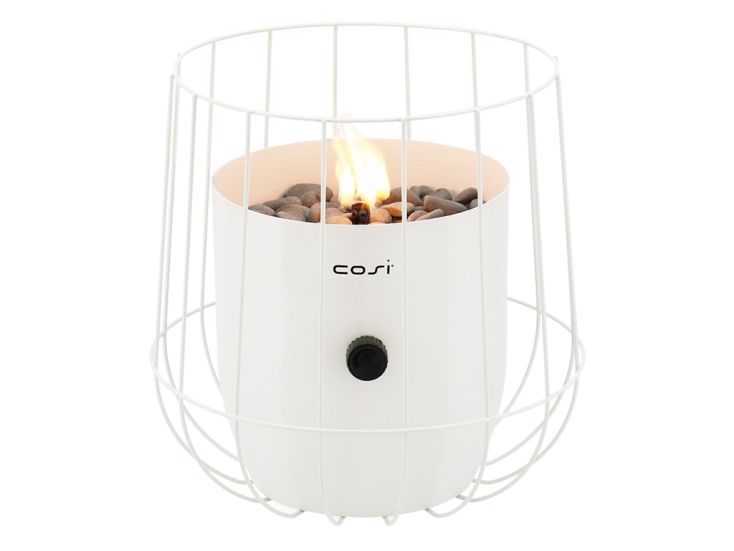 Cosi Fires Cosiscoop Basket Gaslaterne - White
