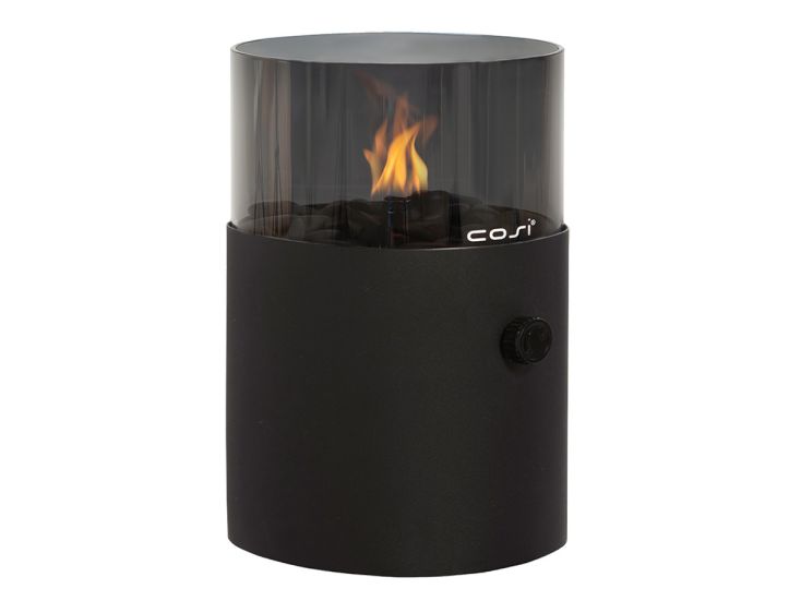 Cosi Fires Cosiscoop Original XL Black Smoked Glass Gaslaterne