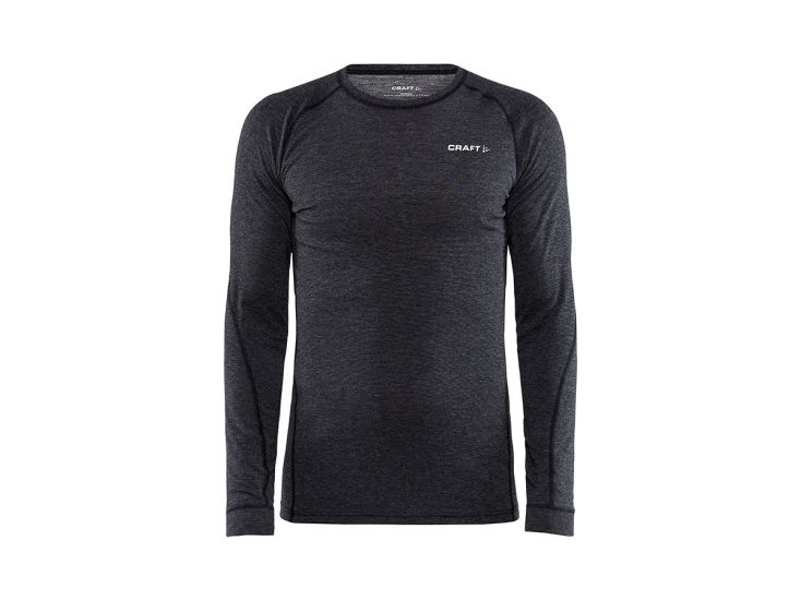 Craft Core Merinomix Herrenshirt - Black Melange