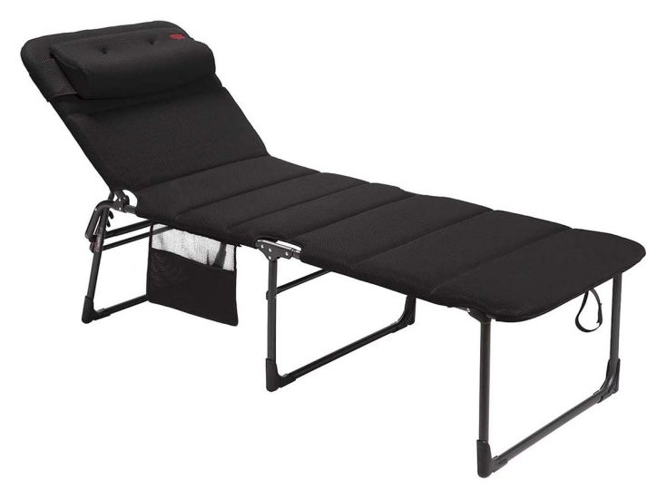 Crespo AP-363 Air-Deluxe Liegestuhl - Black Crespo AP-363 Air-Deluxe Liegestuhl - Black