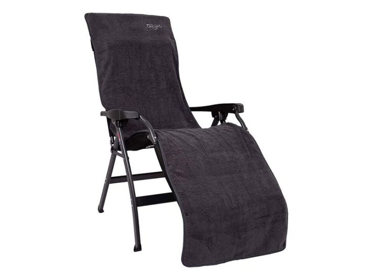 Crespo Größe L Frottee-Relax-Stuhlbezug - Grey