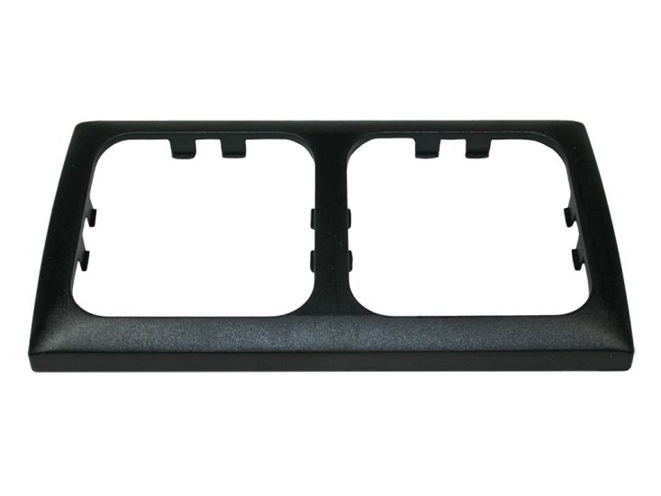 Haba C-line 2-fach Abdeckrahmen - Black