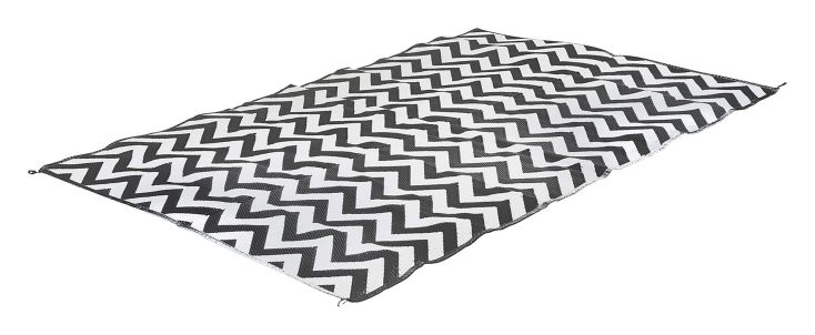 Bo-Camp Wave 200 x 180 cm schwarz weiße Chill-Matte