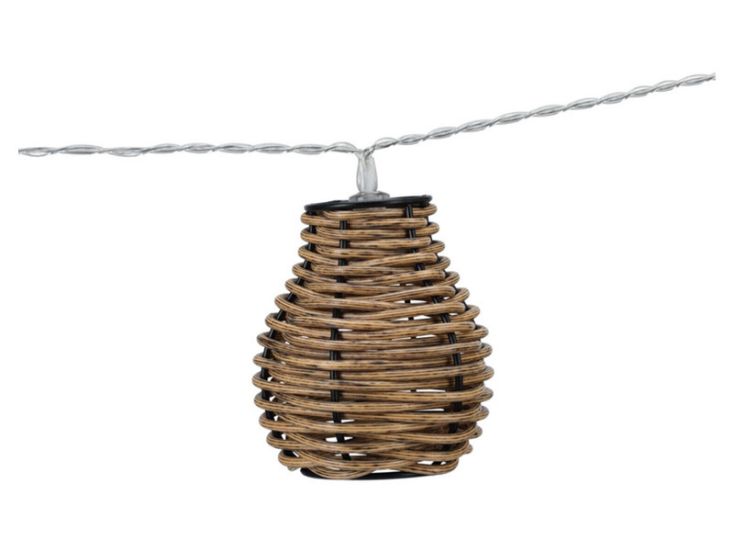 Decorative Lighting 10 LED Rattan Lichterkette
