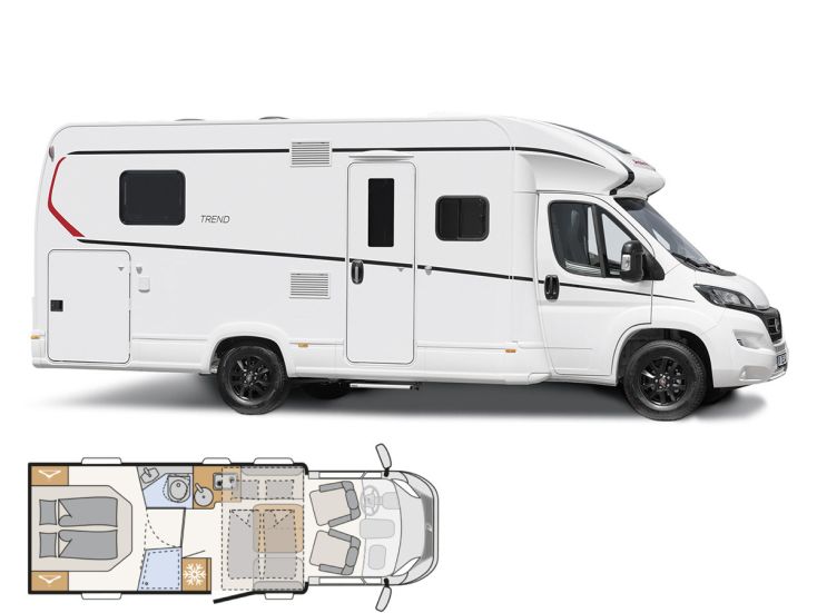 Dethleffs Trend T7057 DBL 2024 Wohnmobil