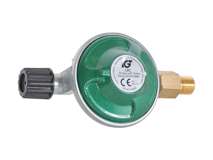 Obelink 30 mbar 1/4 Links Campingaz Druckregler Obelink 30 mbar 1/4 Links Campingaz Druckregler