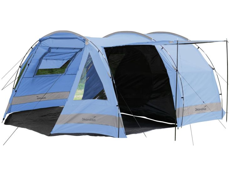 Skandika Kambo 4 Blaues Tunnelzelt