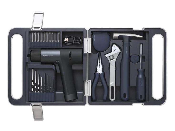 Hoto 12V Bürstenloses Bohrmaschinen-Set