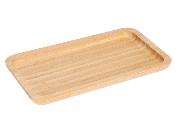 Excellent Houseware Serviertablett aus Bambus