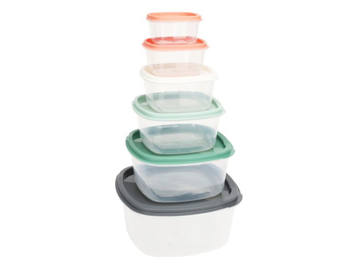Excellent Houseware Aufbewahrungsboxen - 6er Set
