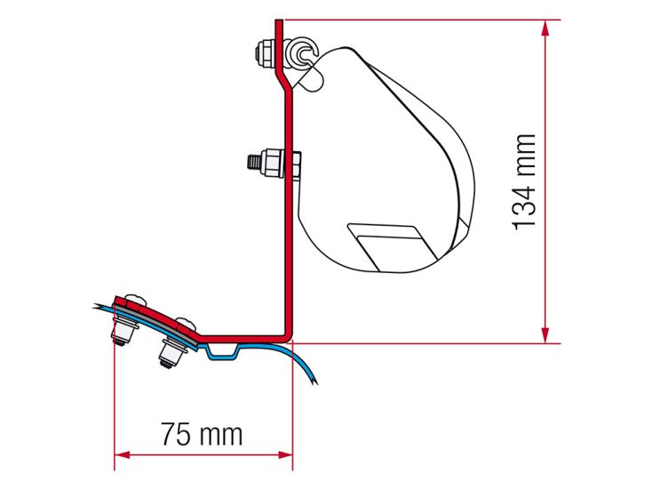 Fiamma F35 Adapter Vito Marco Polo <2004