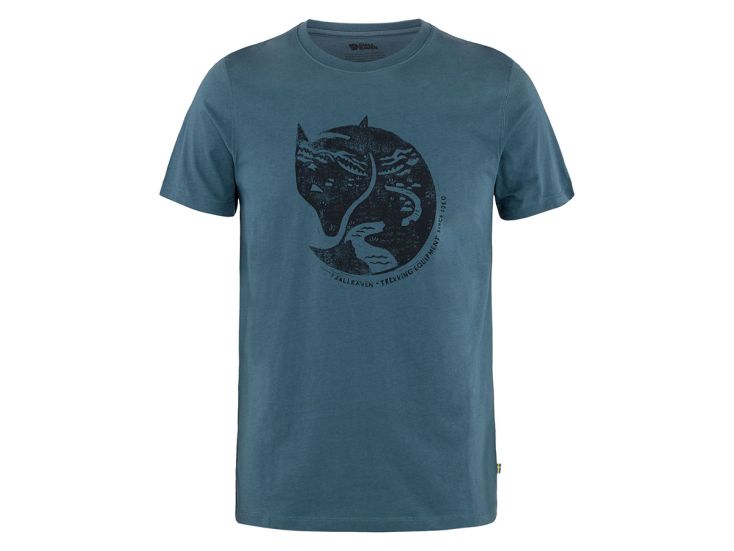 Fjällräven Arctic Fox Indigo Blue Herren T-Shirt