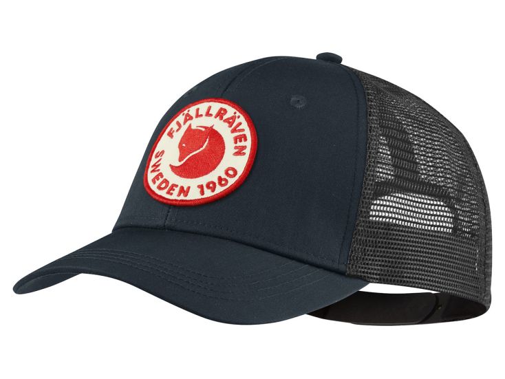 Fjällräven 1960 Logo Långtradarkeps Dark Navy Cap