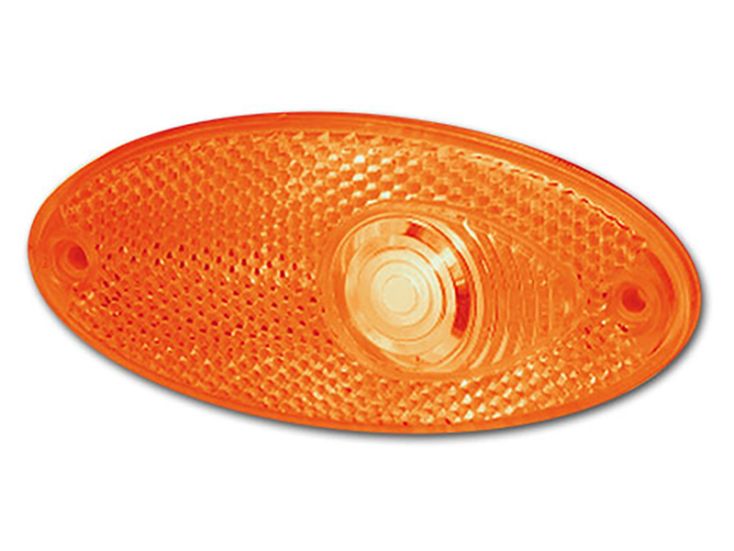 Hella orangefarbene Halogen-Seitenmarkierung