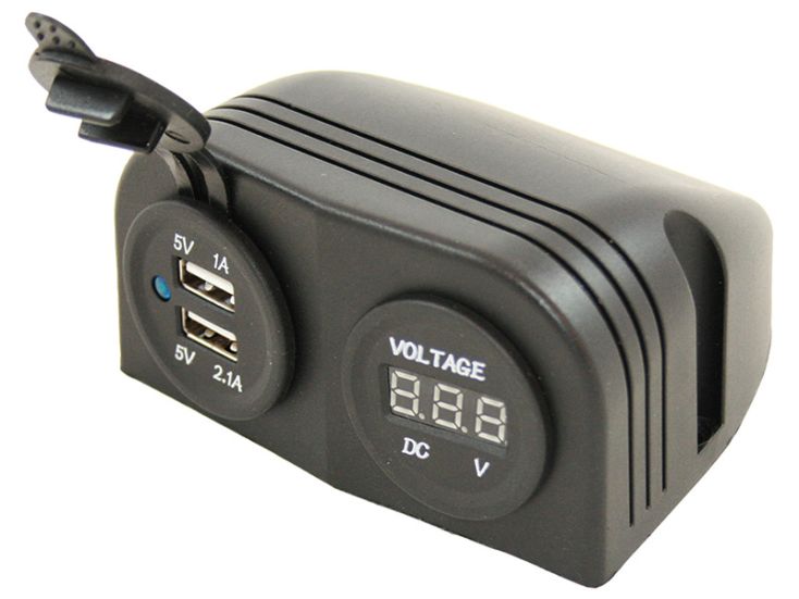 Haba Aufbau USB Spannung Indikator