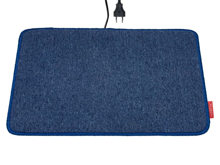 HEATEK 70 x 60 cm Infrarot-Fußmatte - blue