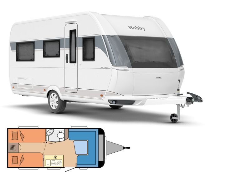 Hobby De Luxe 460 LU 2025 Wohnwagen