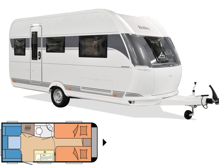 Hobby On Tour 460 DL 2025 Wohnwagen