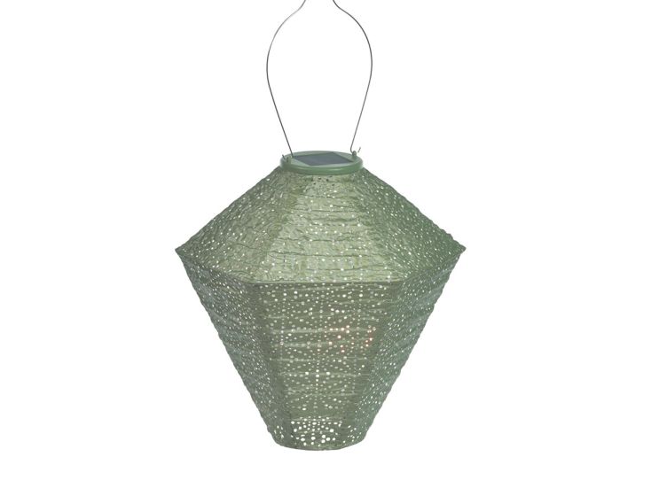 Lumiz Sashiko Diamond 28 Solar Lampion - Light green
