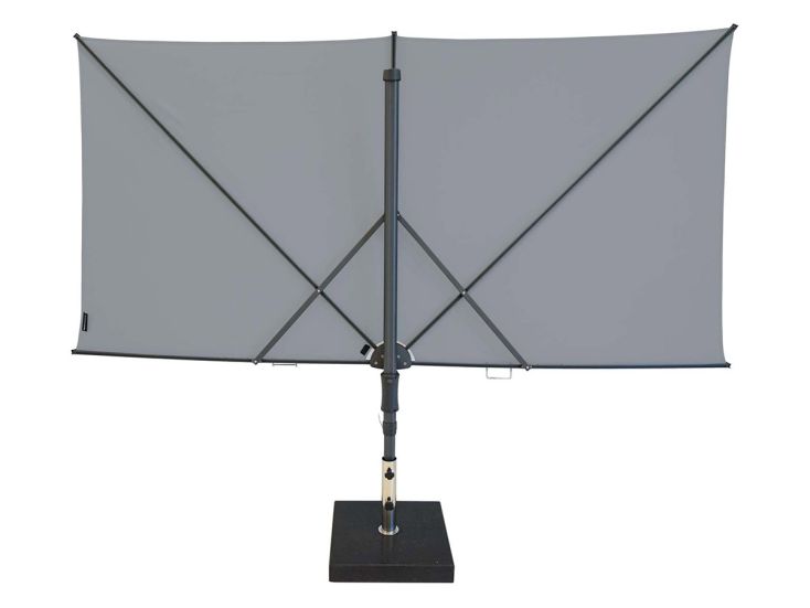 Madison Sun Square 125 x 250 cm Sonnenschirm - Light grey