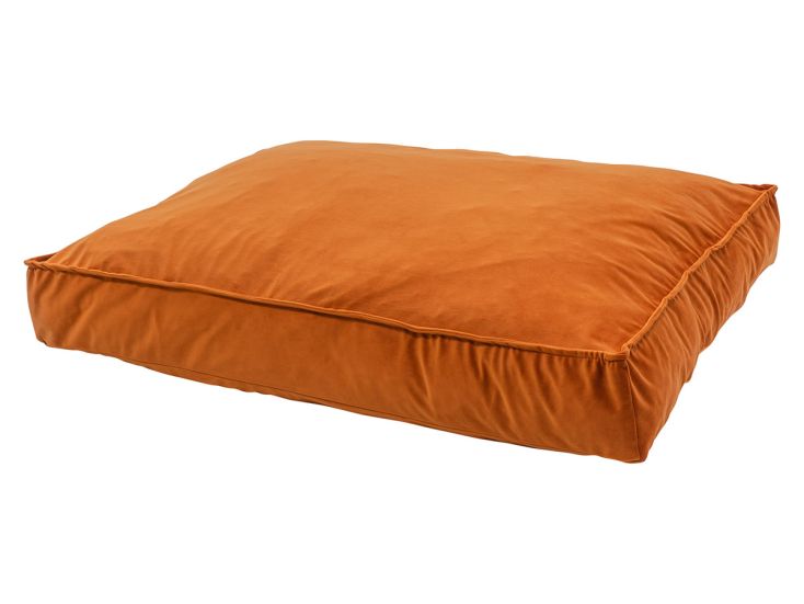 Madison Small Lounge Velours orange Hundekissen