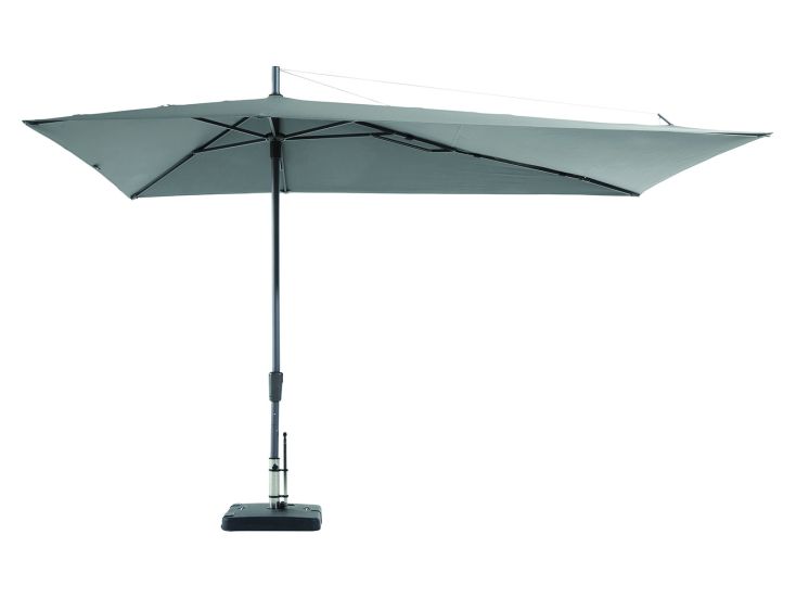Madison Asymetriq Sideway 360 x 220 cm Sonnenschirm - Light grey