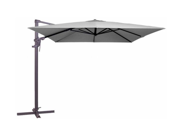 Madison Monaco Flex III 300 x 300 cm Ampelschirm - Light grey