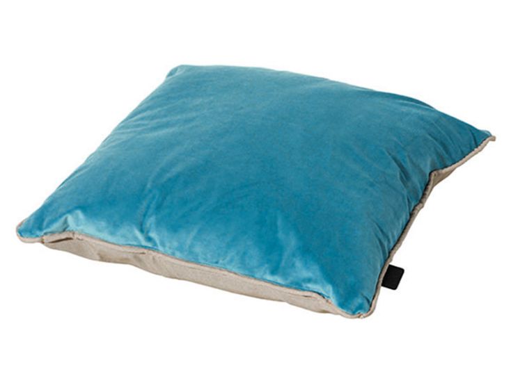 Madison Panama Samt Light Blue Dekokissen