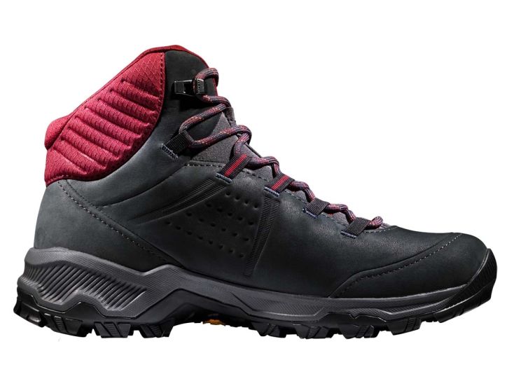 Mammut Nova IV GTX Mid Black-Blood Red Damen Wanderschuhe