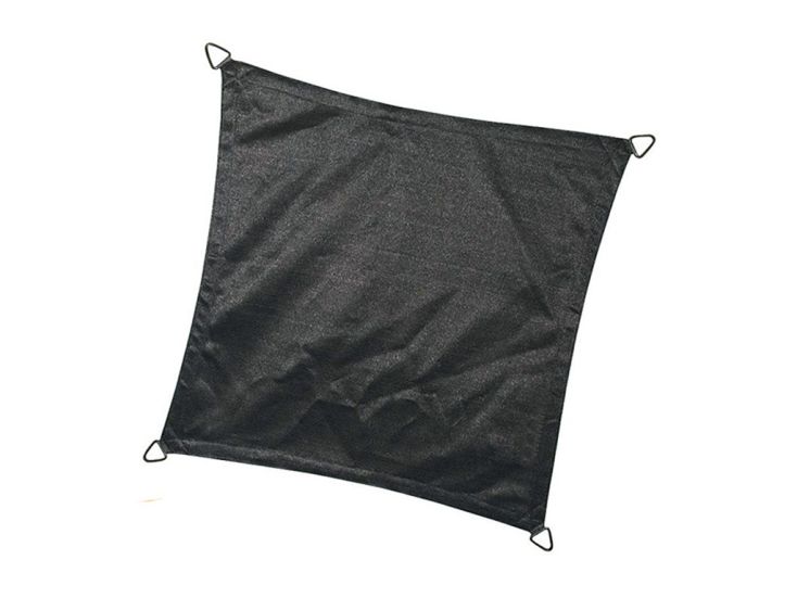 NC Outdoor 3,6 x 3,6 viereckiges Schattentuch - Anthrazit