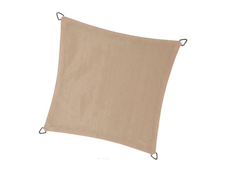 NC Outdoor 3,6 x 3,6 viereckiges Schattentuch - Off-white