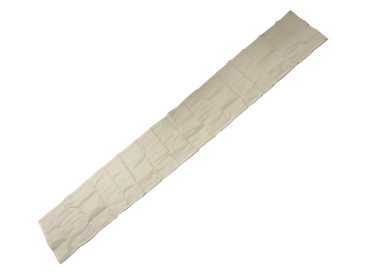 Platinum 500 x 80 cm Coolfit Balkon Sichtschutz - Off-white