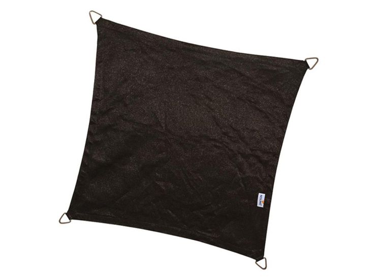 Platinum Coolfit 5x5m quadratisches Sonnensegel - Schwarz