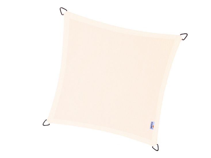 Platinum dreamsail 5x5m quadratisches Sonnensegel - Ecru