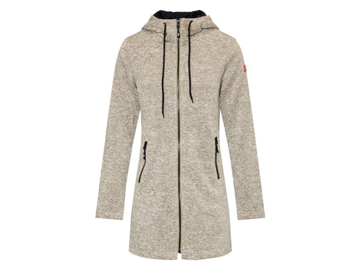 Nordberg Ada Taupe Melange Damen Fleecejacke