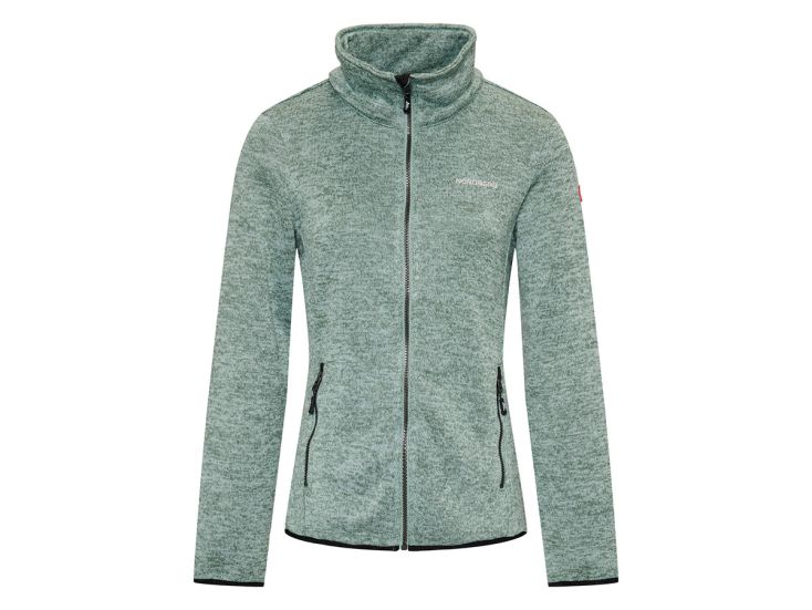 Nordberg Andrea Herbal Green Melange Damen Fleecejacke