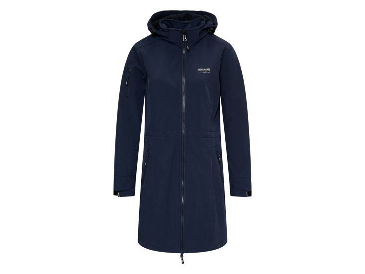 Nordberg Gisella Dark Navy Melange Damen Softshelljacke