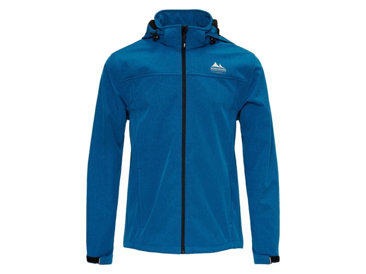 Nordberg Kjeld Petrol Melange Herren Softshelljacke