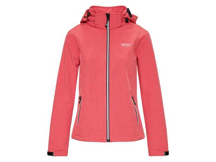 Nordberg Rinda Coral Melange Damen Softshelljacke