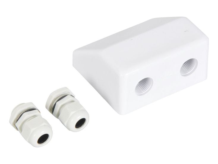 Obelink Dachdurchführung 2-fach - White