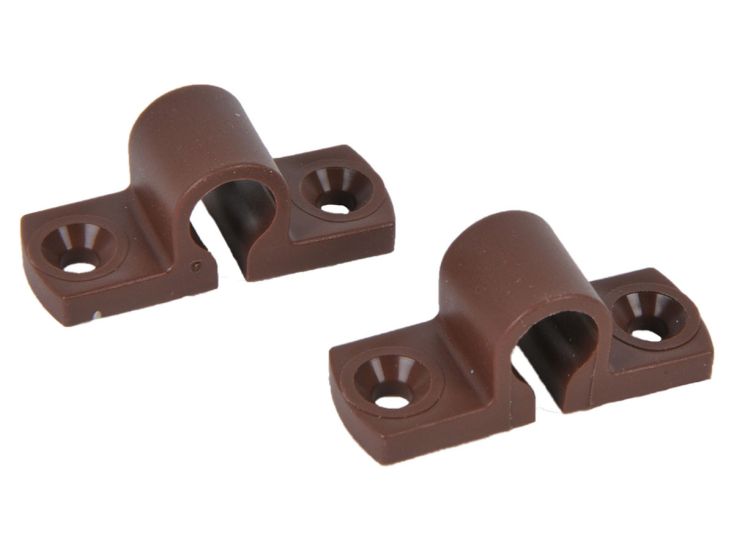 Obelink Kunststoff Stangenführungen - Brown