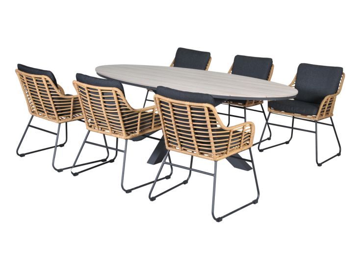 Outdoor Feelings David Edson 220 light teak Diningset Outdoor Feelings David Edson 220 light teak Diningset