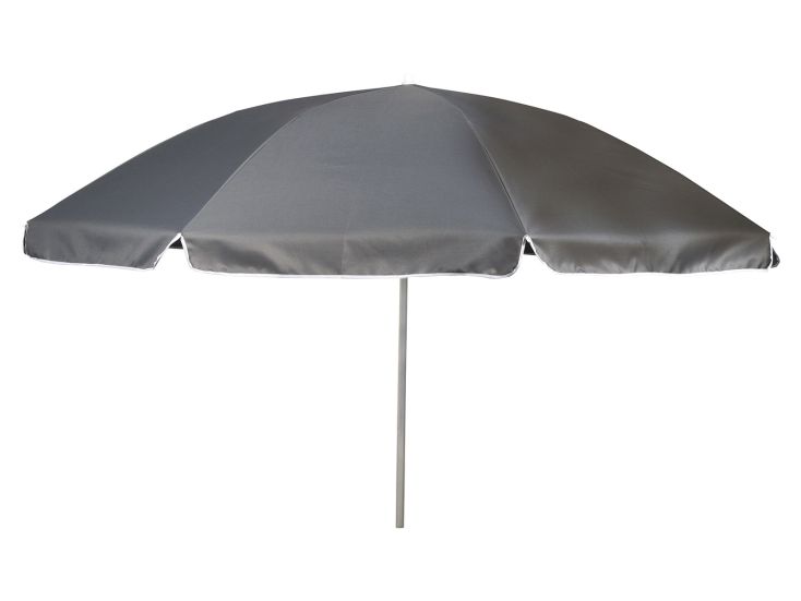 Bo-Camp Ø 165 cm Sonnenschirm mit schwenkbarem Arm - Grey