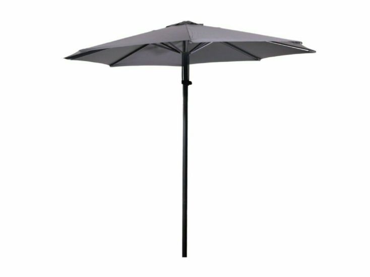 Lesli Living Libra 300 cm push-up Sonnenschirm - Grey