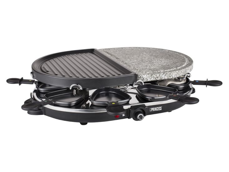 Princess Raclette 8 Oval Steingrill