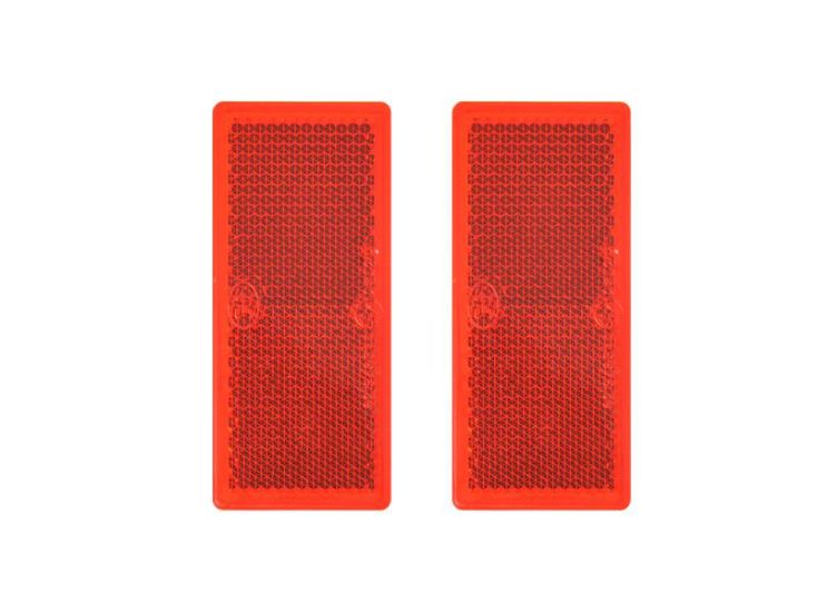 ProPlus rechteckig selbstklebend Reflektor - Red