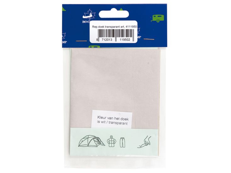 Bo-Camp selbstklebendes Reparaturtuch - Transparent