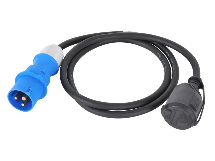 Schwabe CEE auf Schuko Kupplung Adapterkabel