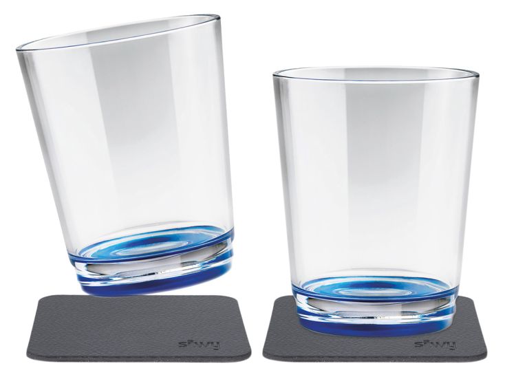 Silwy Lui blue magnetische Trinkbecher