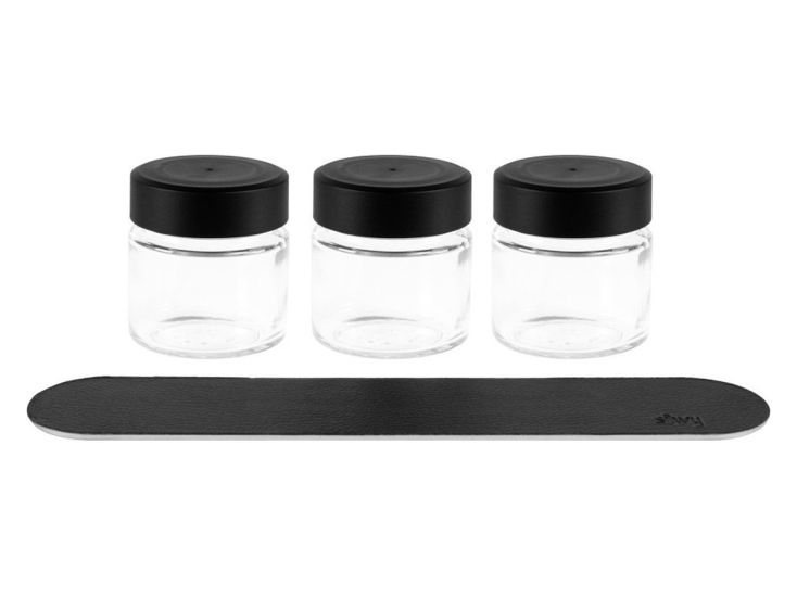 Silwy 3er-Set 125 ml magnetische Gewürzgläser